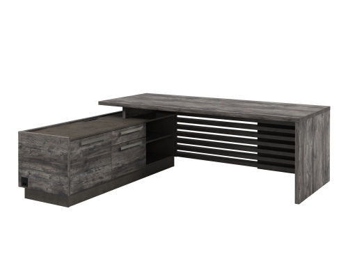 Стол для руководителя с опорной тумбой Z-222л.1000 (L) с блоком розеток фото 2 Стол для руководителя с опорной тумбой Z-222л.1000 (L) с блоком розеток фото 2