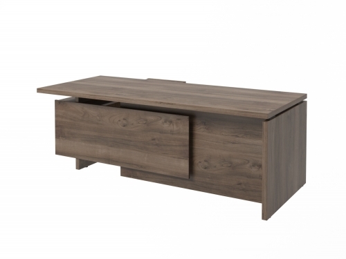 Стол с опорной тумбой FB-121R.DD Орех Пацифик Табак Стол с опорной тумбой FB-121R.DD Орех Пацифик Табак