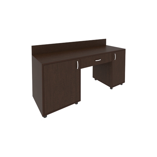 Стол с 2-мя тумбами и бортиком С-СТ-170 (L) фото 2 Стол с 2-мя тумбами и бортиком С-СТ-170 (L) фото 2