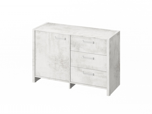 Тумба двухсекционная FI-12-01.D Хромикс белый Тумба двухсекционная FI-12-01.D Хромикс белый