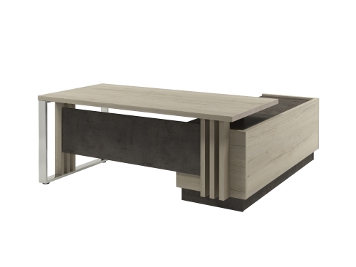 Стол для руководителя с опорной тумбой Z-418л.0000 (L) Стол для руководителя с опорной тумбой Z-418л.0000 (L)
