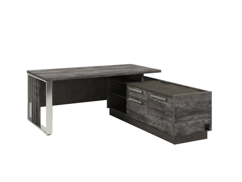 Стол для руководителя с опорной тумбой Z-418пр.1000 (R) с блоком розеток фото 2 Стол для руководителя с опорной тумбой Z-418пр.1000 (R) с блоком розеток фото 2