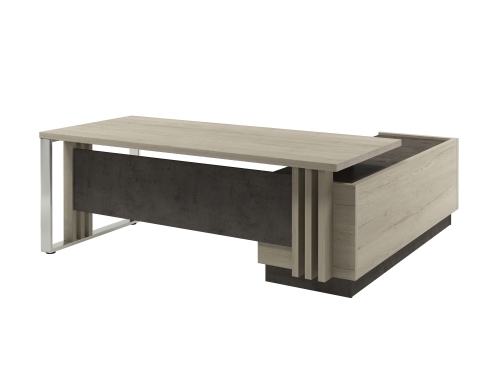 Стол для руководителя с опорной тумбой Z-420л.0000 (L) Стол для руководителя с опорной тумбой Z-420л.0000 (L)