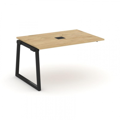 Style Project Проходной наб. элем. перег. стола SN-5T1.NSPRG-002 Акация Лорка/Металл Антрацит/Заглуш