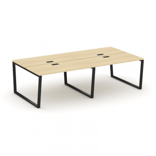 Style Project Рабочая станция 2-х сторон. SN-6T2.DRS-054 Акация Лорка/Металл Антрацит/Заглушка Пласт фото 9