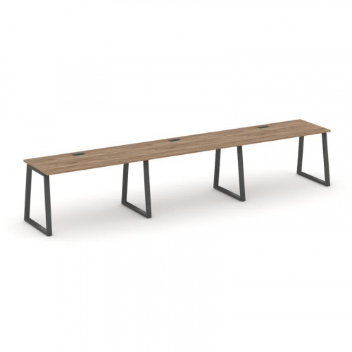 Style Project Рабочая станция 1 сторон. SN-6T1.ORS-042 Акация Лорка/Металл Антрацит/Заглушка Пластик фото 23