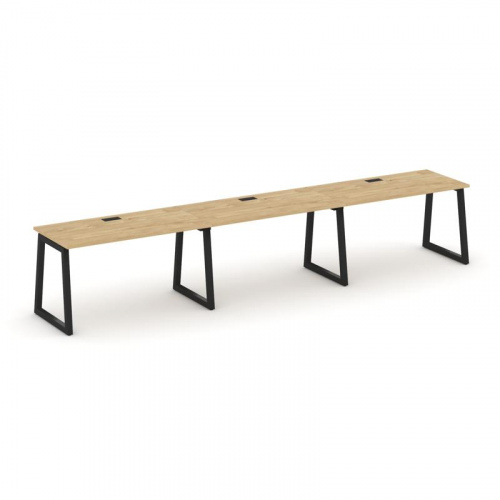 Style Project Рабочая станция 1 сторон. SN-5T1.ORS-033 Акация Лорка/Металл Антрацит/Заглушка Пластик Style Project Рабочая станция 1 сторон. SN-5T1.ORS-033 Акация Лорка/Металл Антрацит/Заглушка Пластик