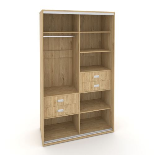 Корпус 2-х секционного шкафа высокого L=1600мм Maris SH.K2-6.1 K5 фото 4