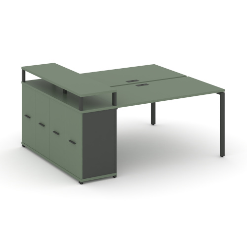 Бенч-система с опорным распашным шкафом Concept CN.DRS-221 фото 2 Бенч-система с опорным распашным шкафом Concept CN.DRS-221 фото 2