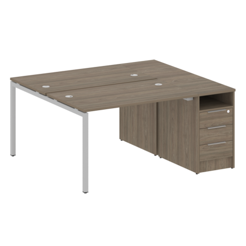 Бенч-система с тумбой на П-обр. м/к Metal System Quattro 40БП.РС-СТП-2.2 Бенч-система с тумбой на П-обр. м/к Metal System Quattro 40БП.РС-СТП-2.2