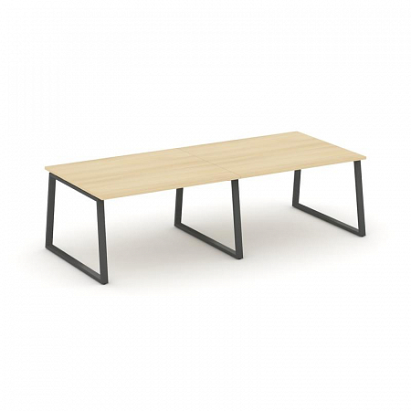 Style Project Стол переговорный SN-6T1.SPRG-043.3 Акация Лорка/Металл Антрацит 2760*1180*750