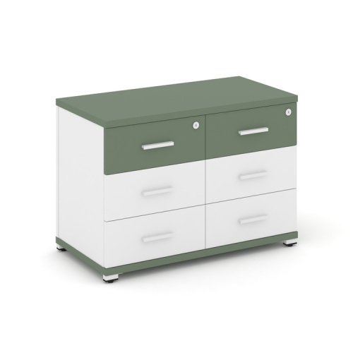 Тумба приставная с 6 ящиками Concept CN.TSP-007 W Тумба приставная с 6 ящиками Concept CN.TSP-007 W