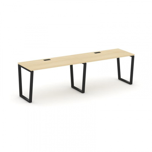 Style Project Рабочая станция 1 сторон. SN-6T2.ORS-013 Акация Лорка/Металл Антрацит/Заглушка Пластик фото 8