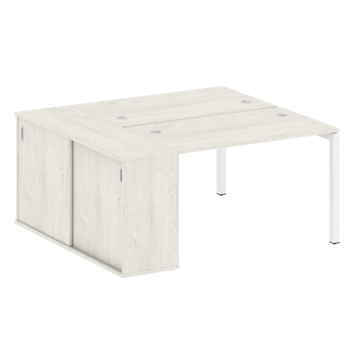 Бенч-система с шкафом-купе на П-обр. м/к Metal System Quattro 50БП.РС-СШК-1.2 фото 4 Бенч-система с шкафом-купе на П-обр. м/к Metal System Quattro 50БП.РС-СШК-1.2 фото 4