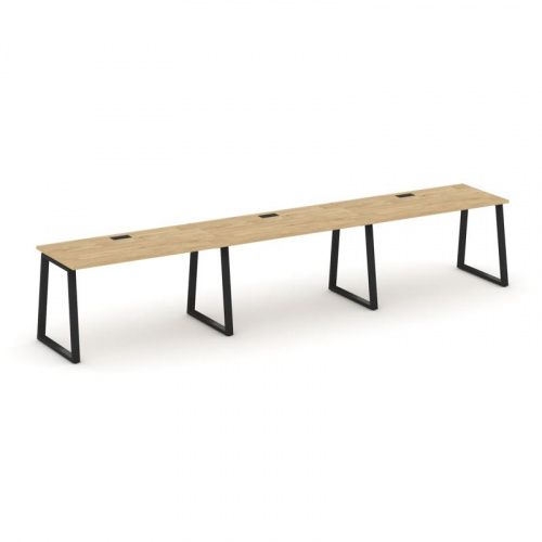 Style Project Рабочая станция 1 сторон. SN-6T1.ORS-042 Акация Лорка/Металл Антрацит/Заглушка Пластик