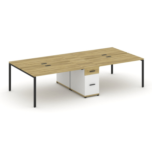 Бенч-система на 4 места с 1 опорной тумбой Concept CN.DRS-423 фото 6 Бенч-система на 4 места с 1 опорной тумбой Concept CN.DRS-423 фото 6