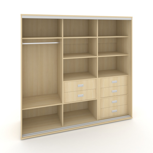 Корпус 3-х секционного шкафа низкого L=2219мм Maris SH.K3-5.2 K3