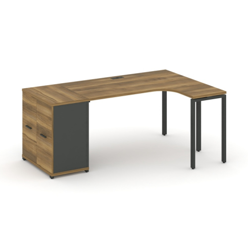 Стол эргономичный с опорным распашным шкафом Concept CN.SA-209(R) Стол эргономичный с опорным распашным шкафом Concept CN.SA-209(R)