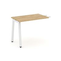 Style Project Брифинг-приставка SN-5A.BR-004 Тиквуд Светлый/Металл Белый 1180*600*750