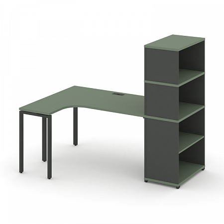 Стол эргономичный с опорным стеллажом Concept CN.SA-207(L)