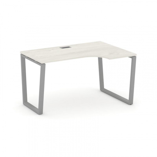 Style Project Стол рабочий эргоном. SN-6T2.SPA-012(R) Акация Лорка/Металл Антрацит/Заглушка Пластик фото 12