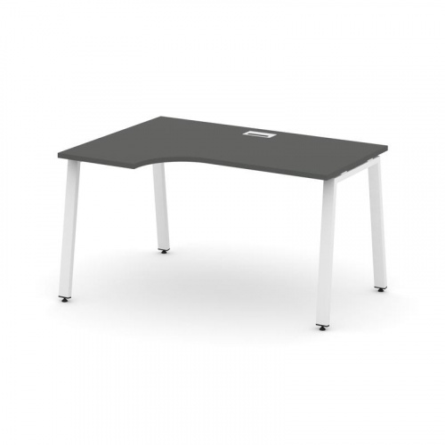 Style Project Стол рабочий эргоном. SN-6A.SPA-022(L) Антрацит/Металл Белый 1580*800/980*750 фото 28 Style Project Стол рабочий эргоном. SN-6A.SPA-022(L) Антрацит/Металл Белый 1580*800/980*750 фото 28