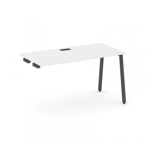 Style Project Стол-приставка к опор. элем. SN-4A.OPRS-013 Антрацит/Металл Белый 1380*700*750 фото 27