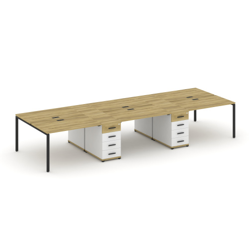 Бенч-система на 6 мест с 2 опорными тумбами Concept CN.DRS-450 фото 6 Бенч-система на 6 мест с 2 опорными тумбами Concept CN.DRS-450 фото 6