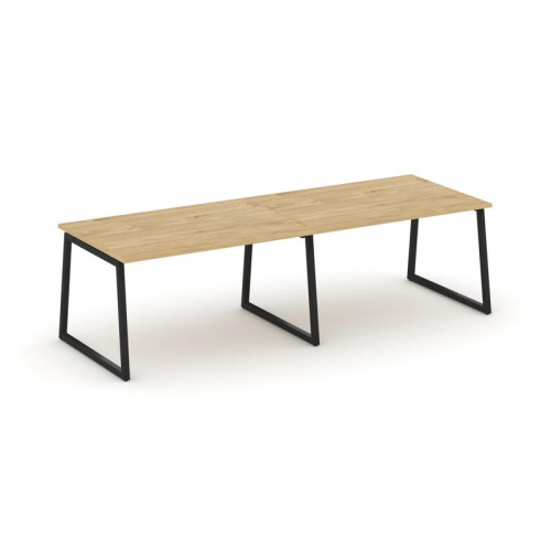 Style Project Стол переговорный SN-4T1.SPRG-012.3 Акация Лорка/Металл Антрацит 2360*980*750 фото 2