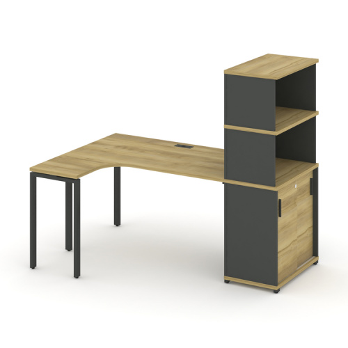Стол эргономичный с опорным шкафом-купе Concept CN.SA-221(L) Стол эргономичный с опорным шкафом-купе Concept CN.SA-221(L)