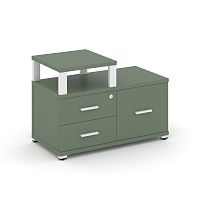 Тумба приставная с 2 ящиками Concept CN.TSP-005 W