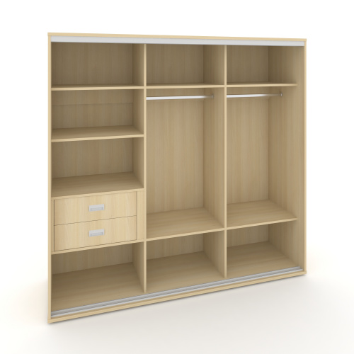 Корпус 3-х секционного шкафа низкого L=2669мм Maris SH.K3-8.2 K6