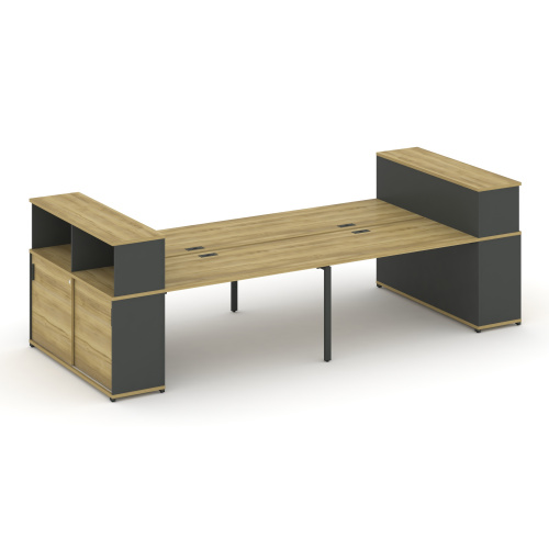 Бенч-система с опорными шкафами-купе Concept CN.DRS-284 фото 4 Бенч-система с опорными шкафами-купе Concept CN.DRS-284 фото 4