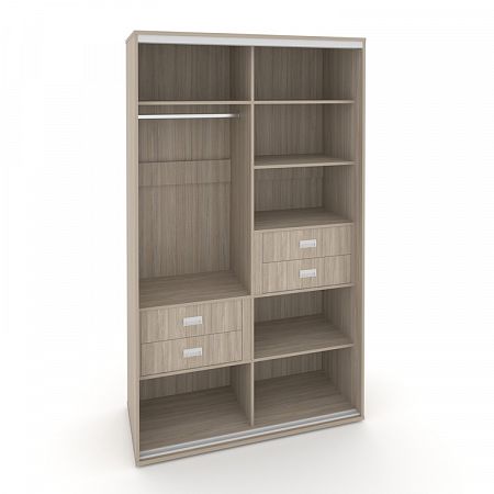 Корпус 2-х секционного шкафа высокого L=1600мм Maris SH.K2-6.1 K5