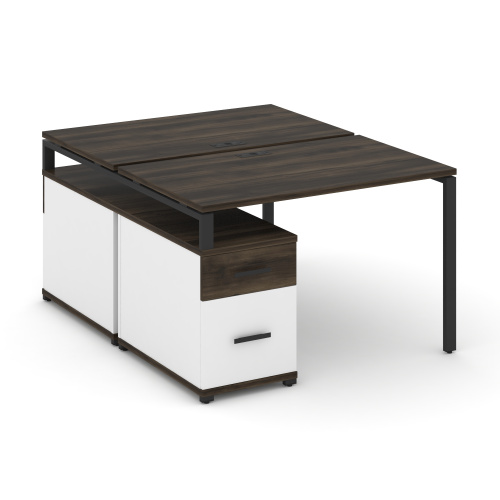 Бенч-система на 2 места с опорной тумбой Concept CN.DRS-306 фото 8