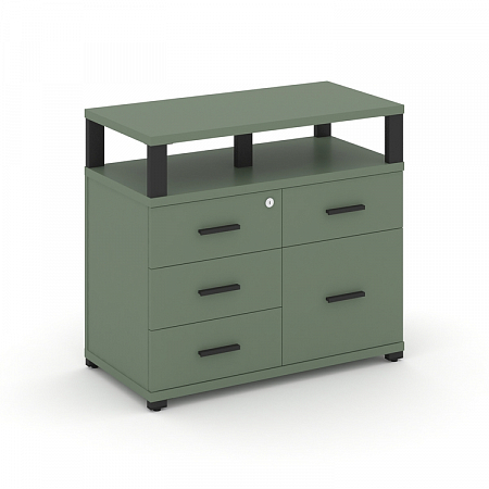 Тумба приставная с 4 ящиками Concept CN.TSP-012 B
