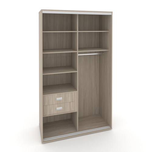 Корпус 2-х секционного шкафа высокого L=1600мм Maris SH.K2-6.1 K6 фото 7 Корпус 2-х секционного шкафа высокого L=1600мм Maris SH.K2-6.1 K6 фото 7