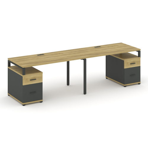 Бенч-система на 2 места с 2 опорными тумбами Concept CN.ORS-323 фото 4