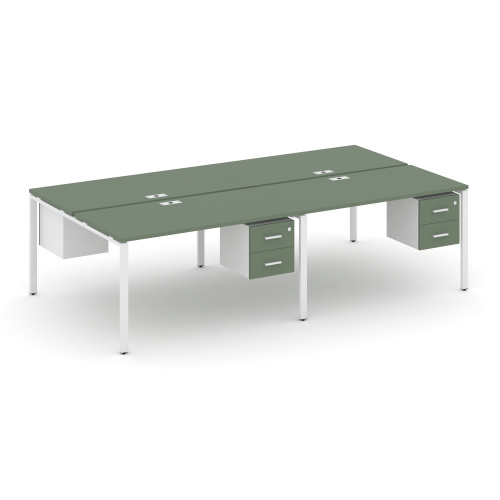 Бенч-система на 4 места с подвесными тумбами Concept CN.DRS-135 фото 5 Бенч-система на 4 места с подвесными тумбами Concept CN.DRS-135 фото 5