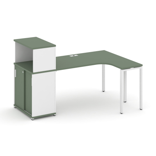 Стол эргономичный с опорным шкафом-купе Concept CN.SA-219(R) Стол эргономичный с опорным шкафом-купе Concept CN.SA-219(R)