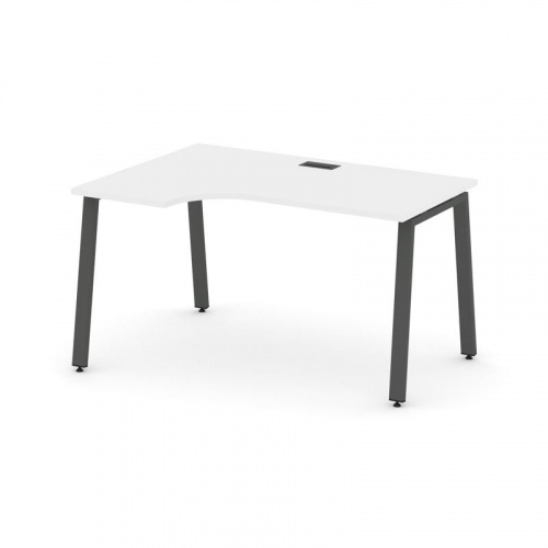 Style Project Стол рабочий эргоном. SN-6A.SPA-022(L) Антрацит/Металл Белый 1580*800/980*750 фото 21 Style Project Стол рабочий эргоном. SN-6A.SPA-022(L) Антрацит/Металл Белый 1580*800/980*750 фото 21