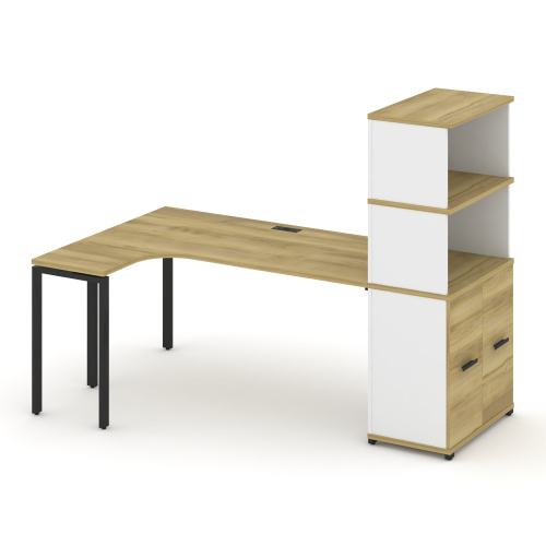 Стол эргономичный с опорным распашным шкафом Concept CN.SA-216(L) Стол эргономичный с опорным распашным шкафом Concept CN.SA-216(L)