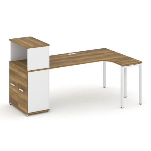 Стол эргономичный с опорным распашным шкафом Concept CN.SA-214(R) Стол эргономичный с опорным распашным шкафом Concept CN.SA-214(R)