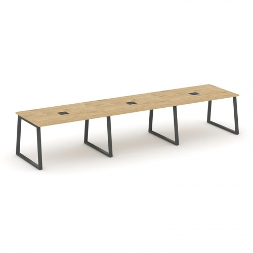 Style Project Стол переговорный SN-6T1.SPRG-023 Акация Лорка/Металл Антрацит/Заглушка Металл Антраци фото 4 Style Project Стол переговорный SN-6T1.SPRG-023 Акация Лорка/Металл Антрацит/Заглушка Металл Антраци фото 4