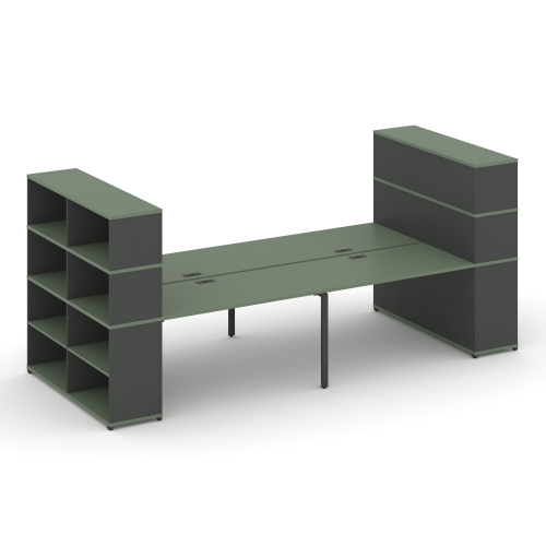 Бенч-система с опорными стеллажами Concept CN.DRS-260 Бенч-система с опорными стеллажами Concept CN.DRS-260