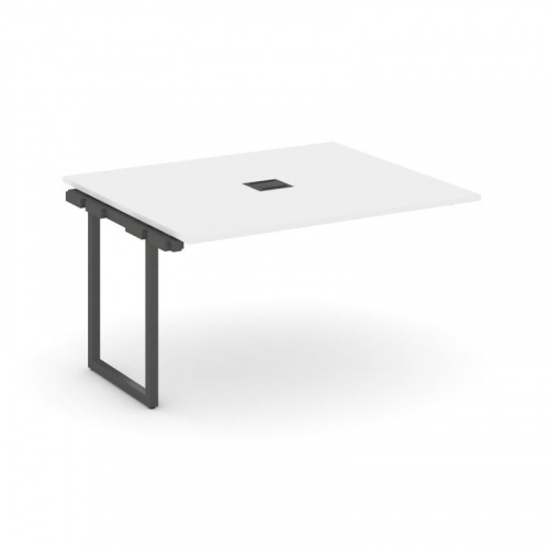 Style Project Проходной наб. элем. перег. стола SN-4O.NSPRG-032 Антрацит/Металл Белый 1180*1180*750 Style Project Проходной наб. элем. перег. стола SN-4O.NSPRG-032 Антрацит/Металл Белый 1180*1180*750