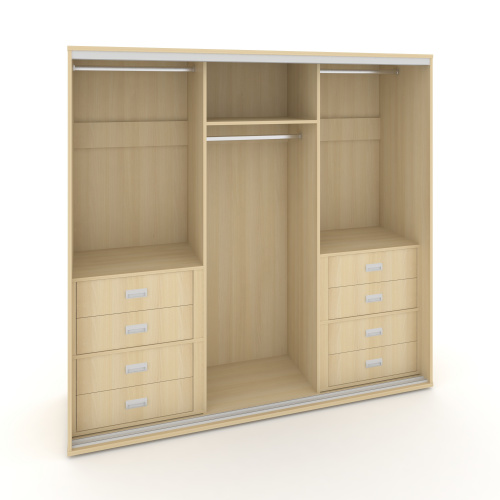 Корпус 3-х секционного шкафа низкого L=2669мм Maris SH.K3-8.2 K5 Корпус 3-х секционного шкафа низкого L=2669мм Maris SH.K3-8.2 K5