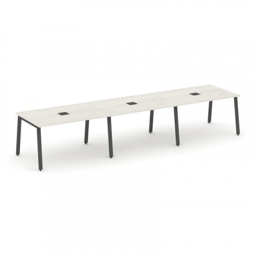 Style Project Стол переговорный SN-6A.SPRG-024 Дуб Наварра/Металл Белый 4740*980*750 фото 23 Style Project Стол переговорный SN-6A.SPRG-024 Дуб Наварра/Металл Белый 4740*980*750 фото 23