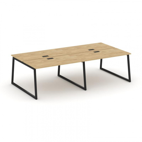 Style Project Рабочая станция 2-х сторон. SN-4T1.DRS-033 Акация Лорка/Металл Антрацит/Заглушка Пласт