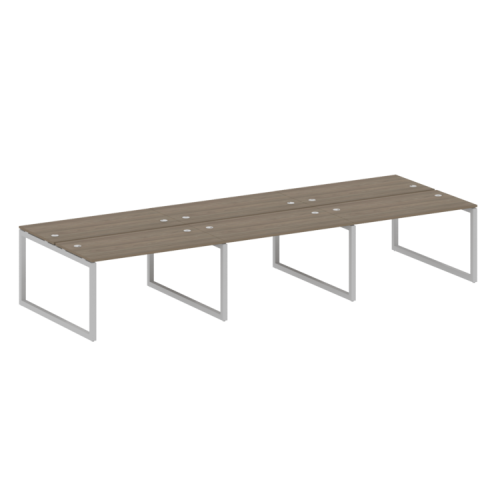 Бенч-система на 6 рабочих мест на О-обр. м/к Metal System Quattro 50БО.СМ-6.3